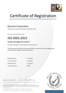 ISO Certification Quality Management 2023-24
