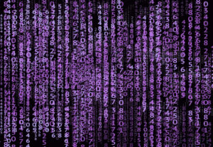 Matrix Digital Print- Purple